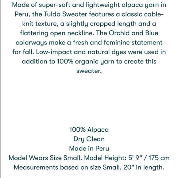 Roberta Roller Rabbit Alpaca Tulda Sweater - Picture 11 of 11